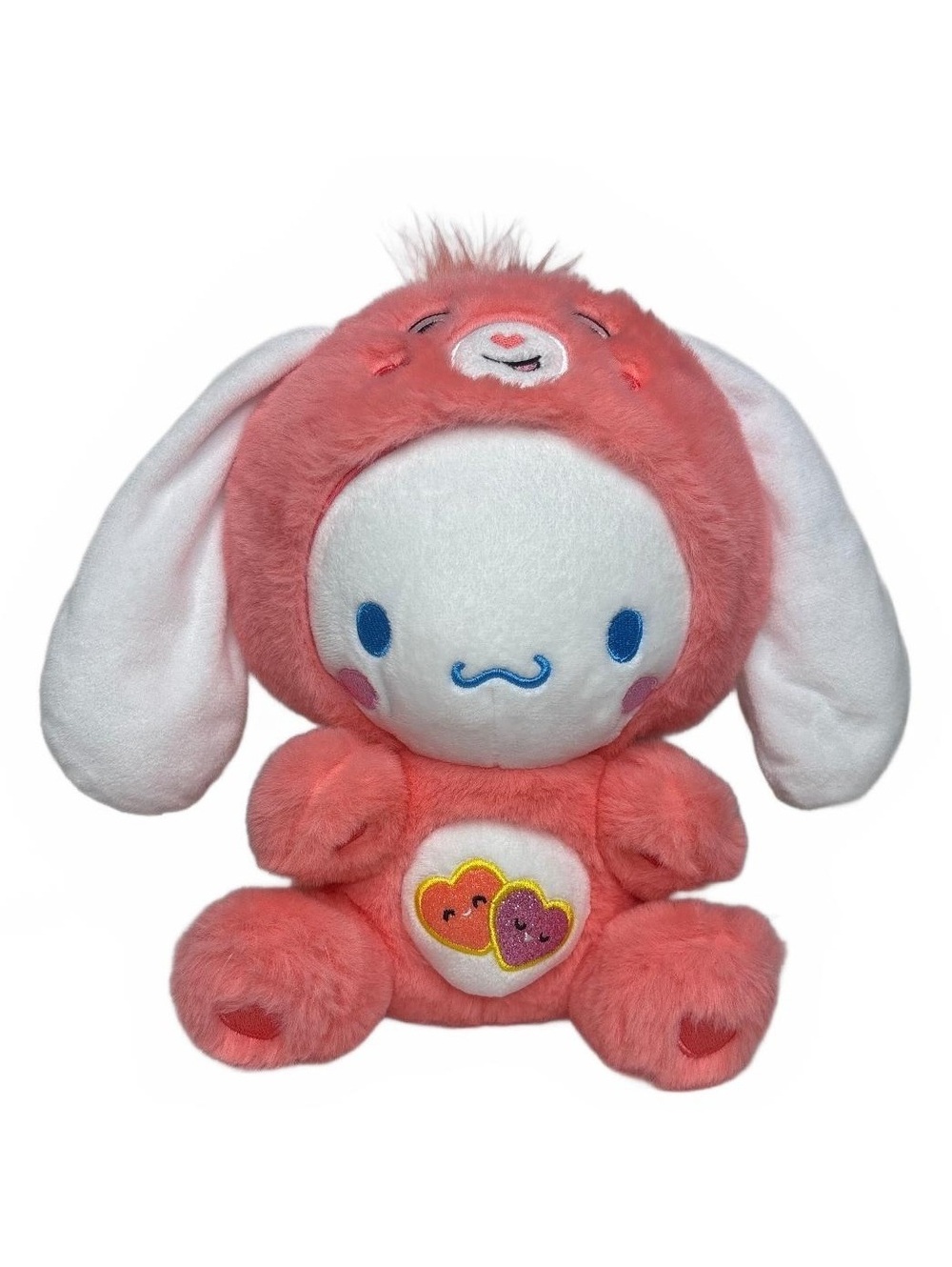 Hello Kitty x Care Bears Cinnamoroll as Love-A-Lot Bear 9 inch Plush 2024 Sanrio - Picture 9 of 9